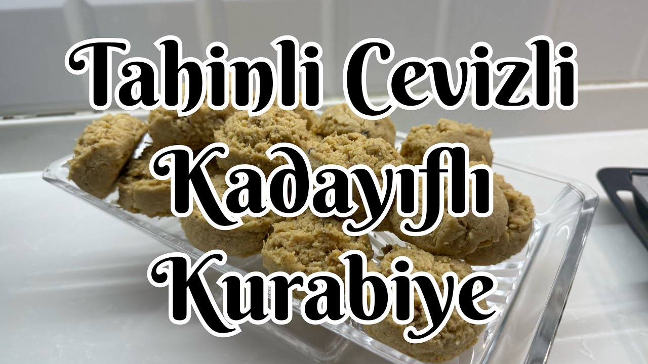 Kadayıflı Tahinli Cevizli Kurabiye 🍪 çok kolay çok pratik #kurabiye #tahinlikurabiye 