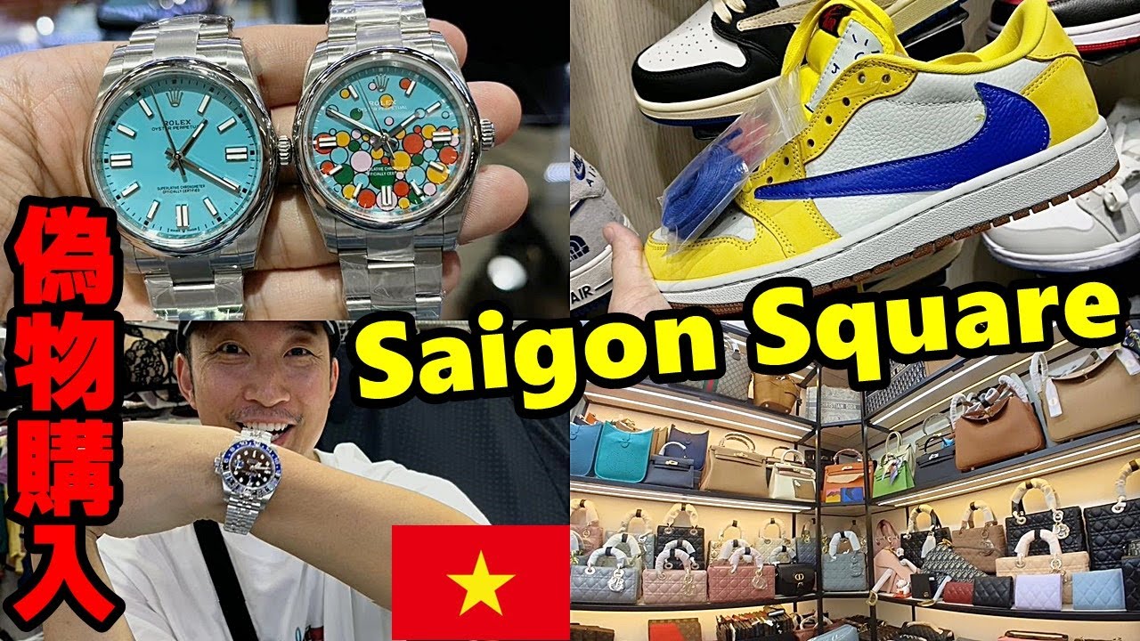 ROLEX バレンシアガ NIKE 最新スーパーコピー天国【サイゴンスクエア】【ベンタイン市場】過去最強クラスの量やん笑inホーチミン