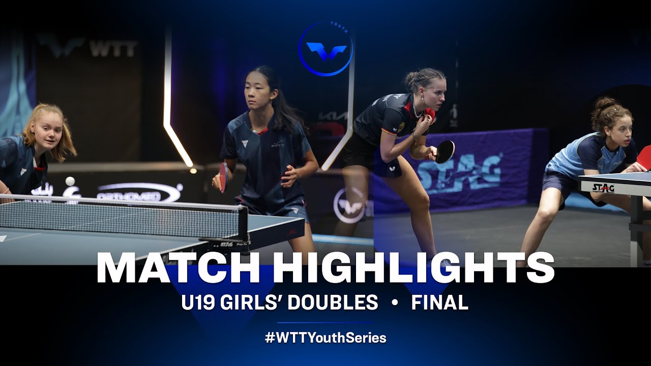 Guo Zheng/Hochart vs Kaufmann/Goda | U19 GD Final | WTT Youth Star Contender Tunis 2024