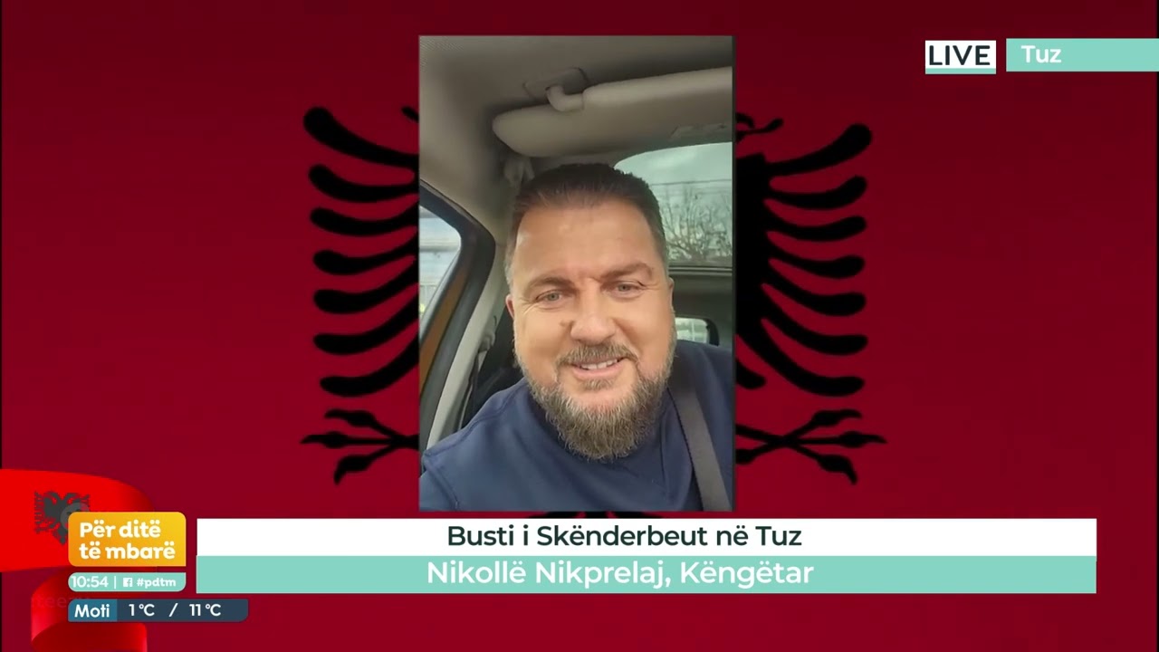 Busti i Skënderbeut në Tuz - Nikollë Nikprelaj, Këngëtar  28.11.2024
