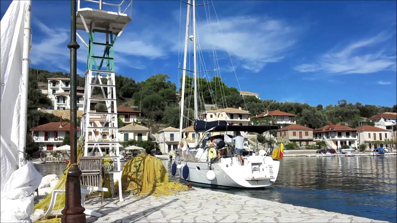 Peaceful village of Vathi on Meganisi Island - Rania Ionian Sailing 2014-17