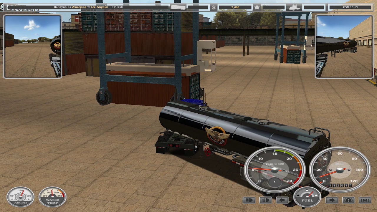 FIRMA TRANSPORTOWA   SYMULATOR 18 WHEEL OF STEEL ODCINEK 1