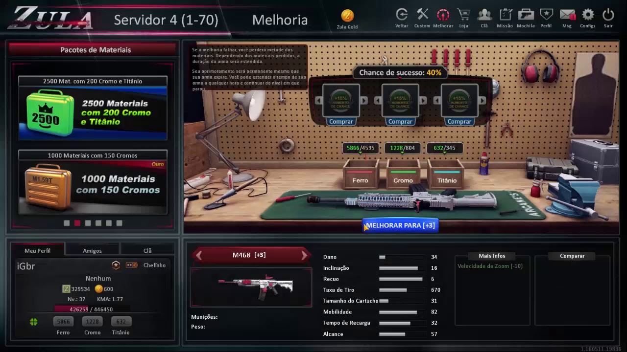Zula: UPANDO M468 PRA +3 AO SOM DE ALDAIR PLAYBOY, SER&Aacute; QUE FOI?