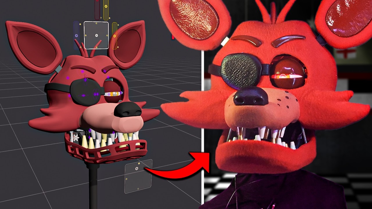 Foxy Animation Tech Showcase - Wearable FNAF Animatronic
