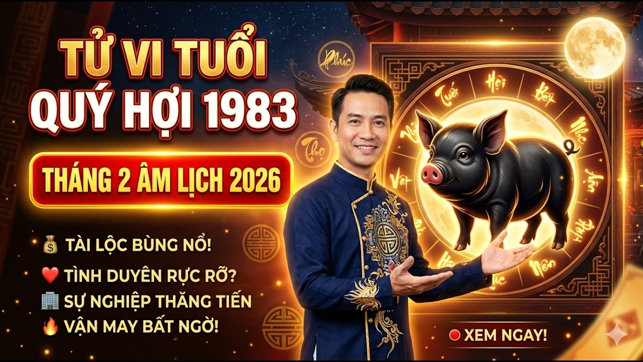 Tử Vi Tuổi Quý Hợi 1983: Trong Tháng 2 Âm Lịch Năm 2026 Công danh – Tài lộc – Sức khỏe – Gia đạo?