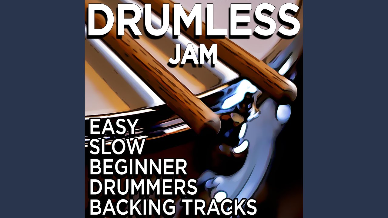 No Drum No Fusion | Lydian Rock Backing Track for Drummers | 65 bpm click