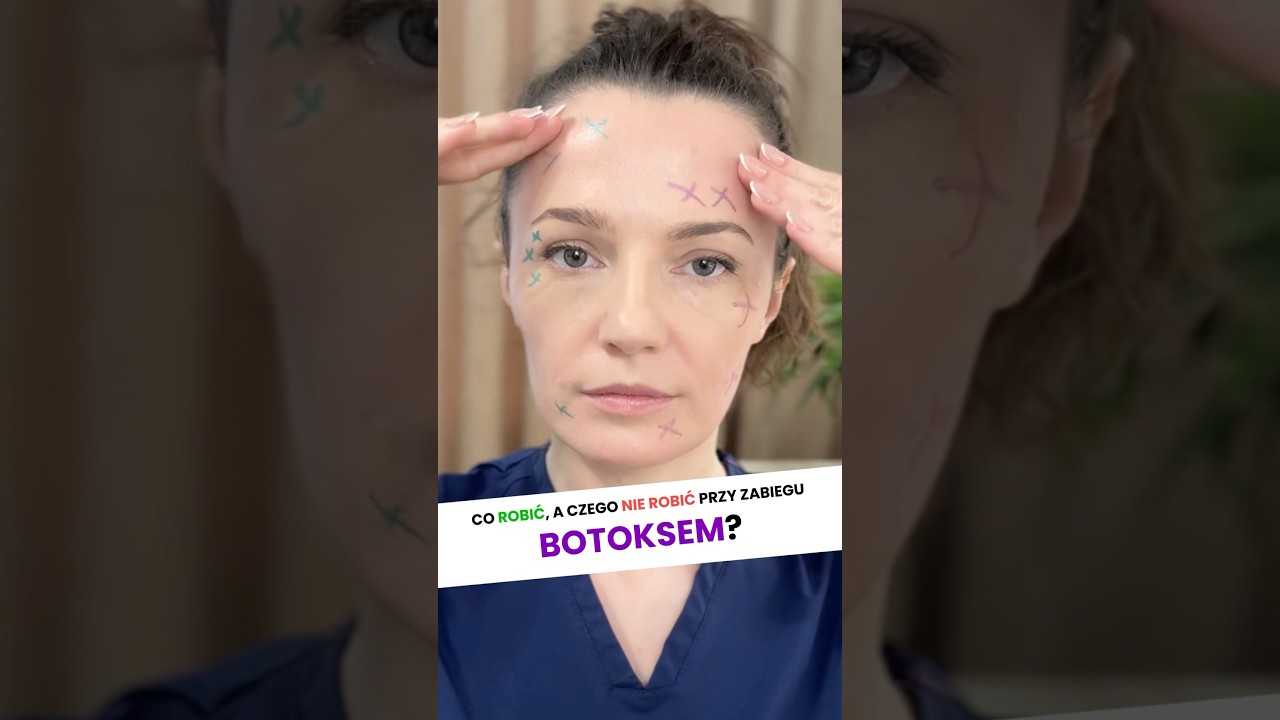 CO ROBIĆ ✅ A CZEGO NIE ROBIĆ ❌ PRZY ZABIEGU BOTOKSEM?#botoks #toksynabotulinowa  #kurzełapki