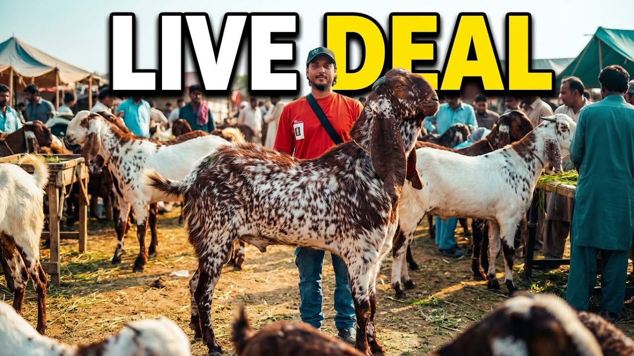 Live Deal | Lahore Mandi | Desi Chatre | Makhi Chena Bakre | Mazhar Biba Official 