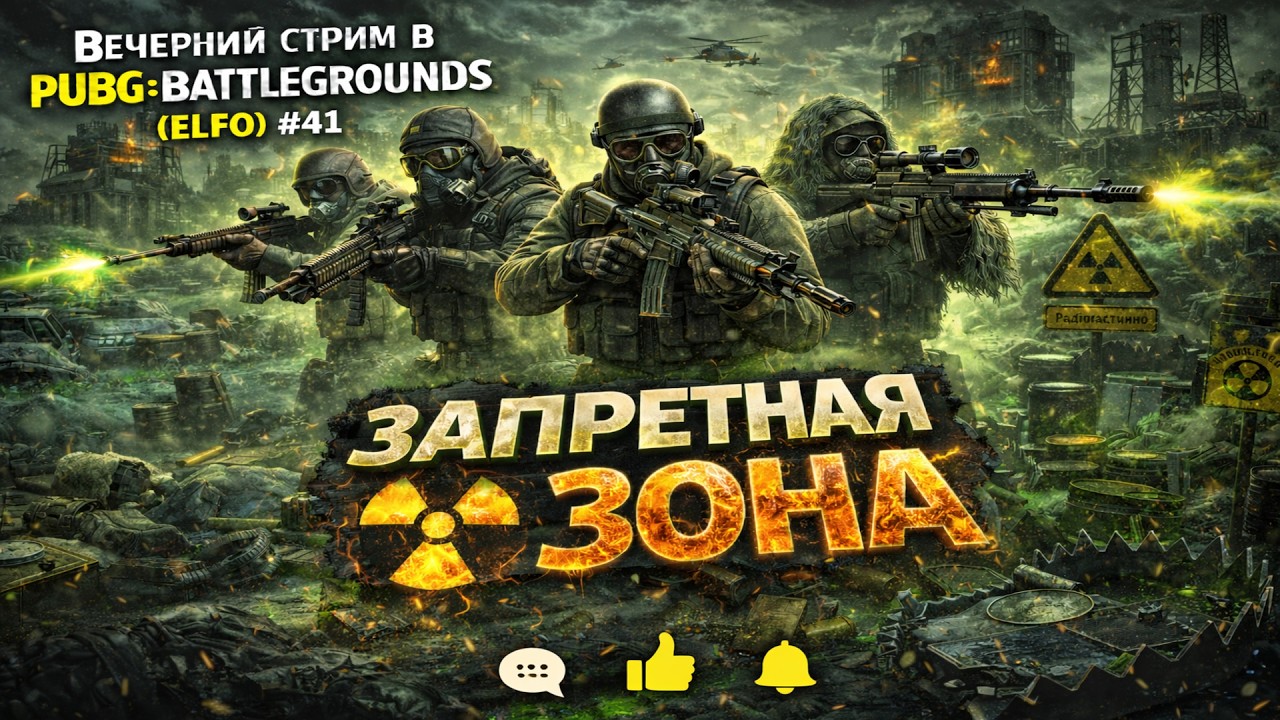 Вечерний стрим в PUBG: Battlegrounds | ЗАПРЕТНАЯ ЗОНА #41