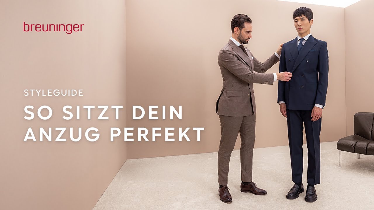 Wie muss ein Anzug sitzen? Die besten Anzug-Tipps für Männer [How to]