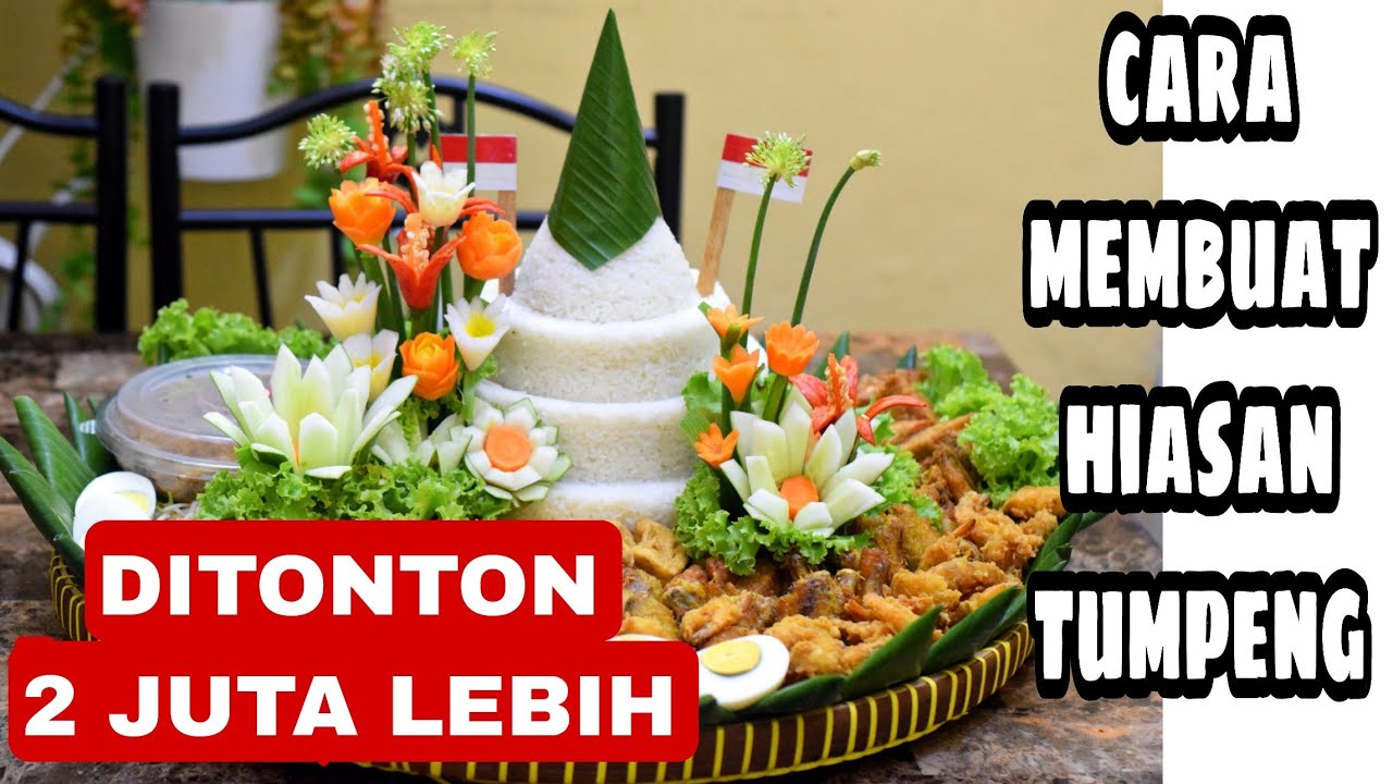 Membuat Hiasan Tumpeng | Menata Tumpeng 17an
