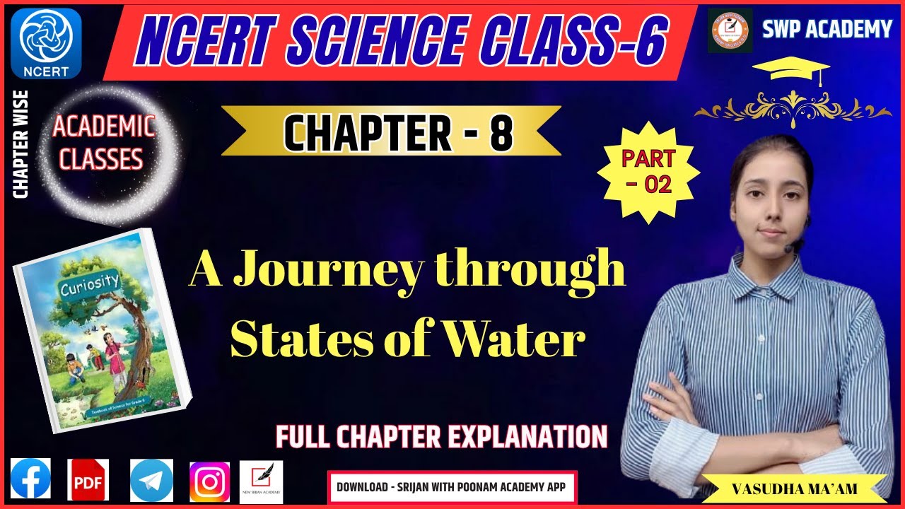Class 6 Science (NCERT) Chapter 8 &ndash; A Journey Through States of Water.( PART - 2 )