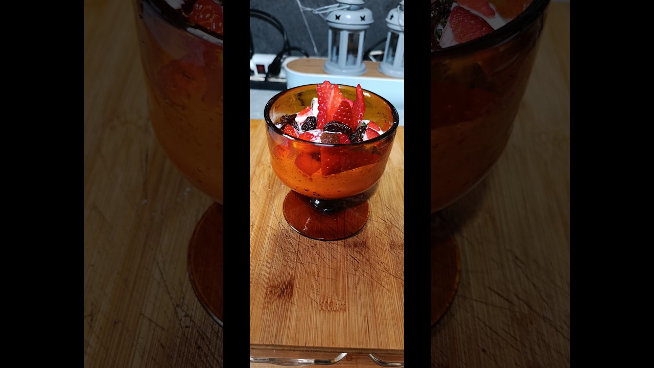#recettefacile Coupe de fraises à ma façon #antigaspillage