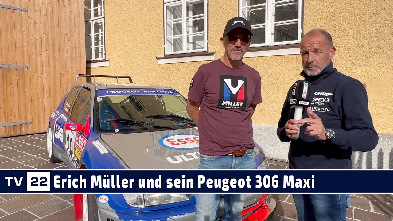 MOTOR TV22: Erich Müller und sein Peugeot 306 Maxi bei Rallye Legende Sepp Haider – 50 Jahre Quer