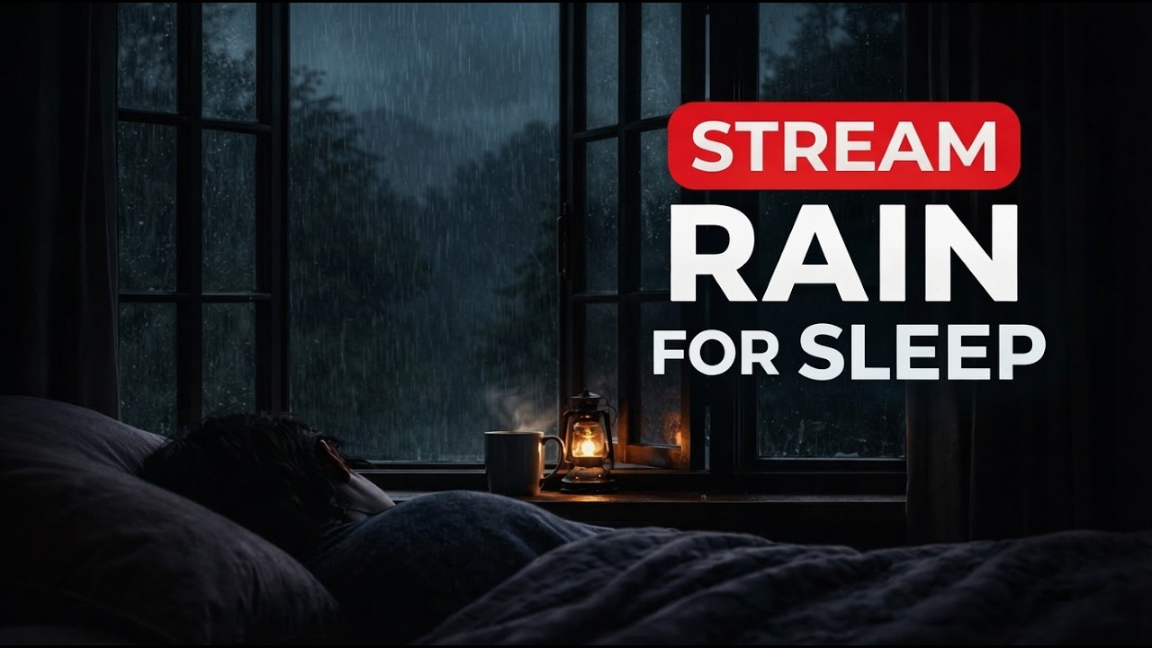 Don't Let Insomnia Ruin Your Life Try This 10 Minute Rain ASMR | Rain Stream