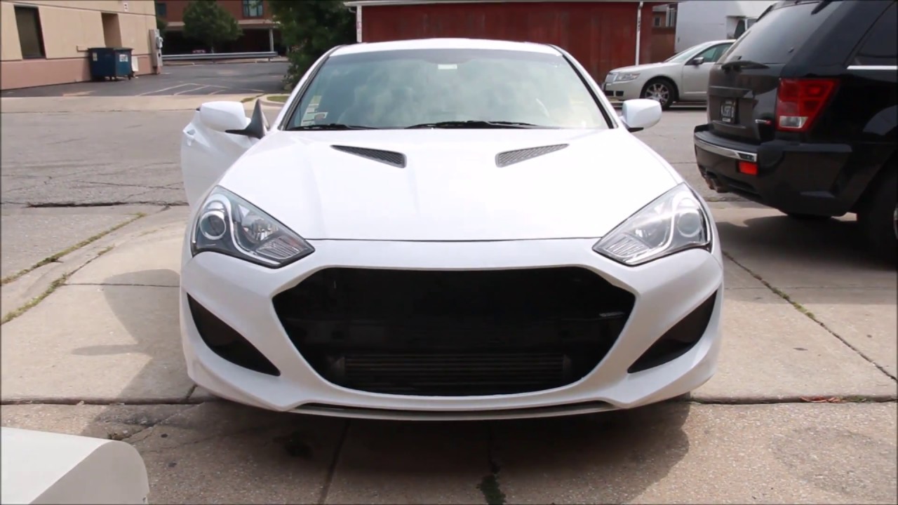 made a custom grill for the genesis coupe