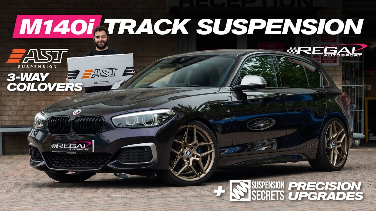 BMW M140i TRACK CAR BUILD - AST 5300 Coilovers & Suspension Secrets Upgrade!