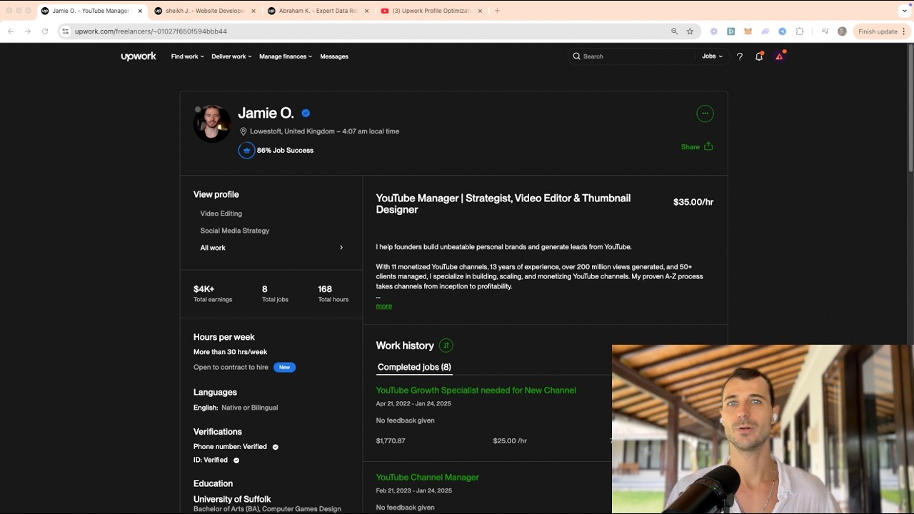 How To Optimize Upwork Profiles In 2025