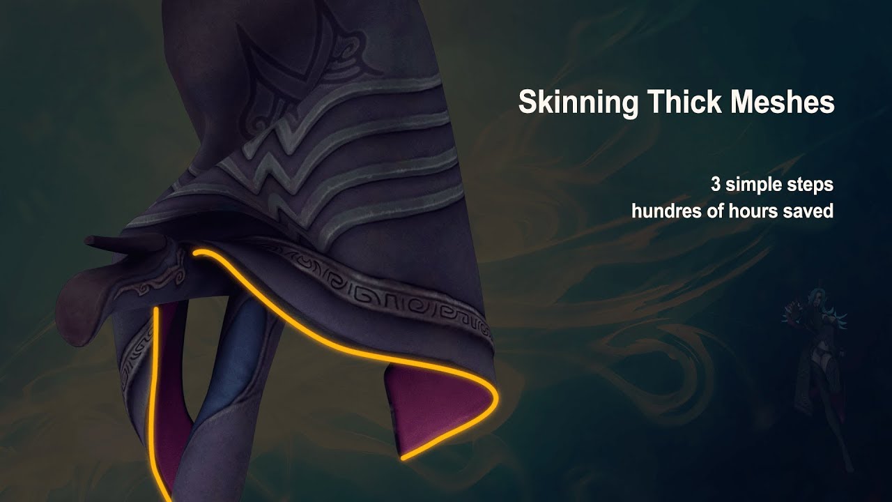 Skinning Thick Meshes