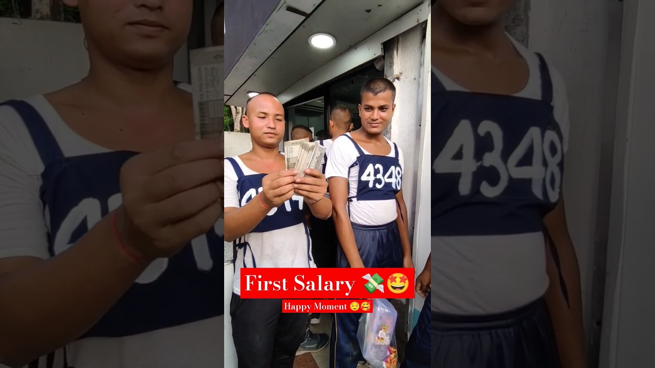 Receiving First Govt. Salary 🤩💸🤩 #wbp #police #wbpolice #arky #bsf #fauji #ssb #crpf #salary #happy