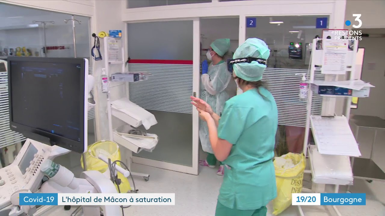 Covid-19 : immersion dans le service de réanimation de l'hôpital de Mâcon