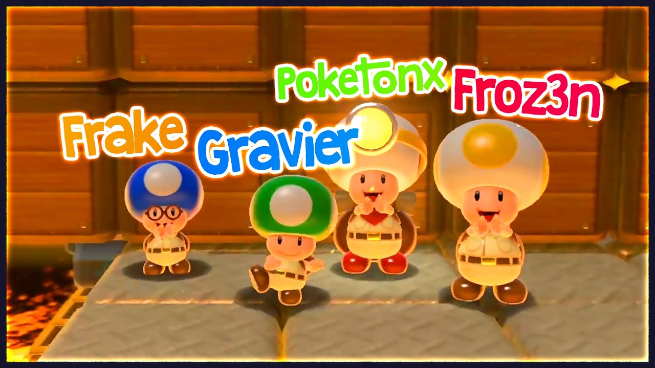 GARA con Poketonx, Frake e Froz3n su Super Mario 3D World ITA! // GravierEraLive