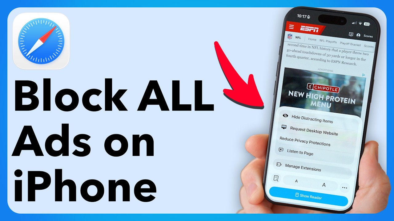 3 Settings To Block ALL ADS on iPhone