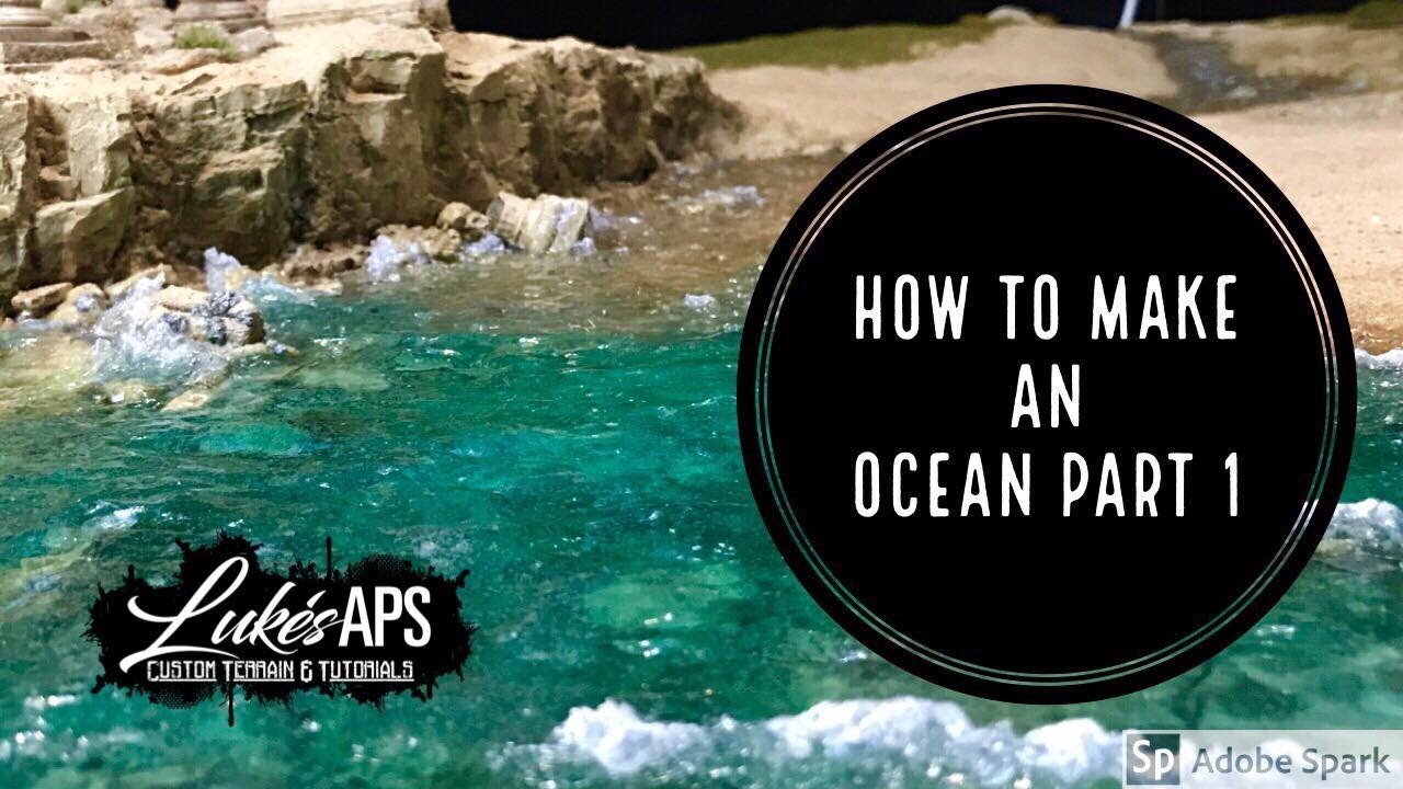 How To Make A Model Ocean Part 1: Resin Pour And Tints