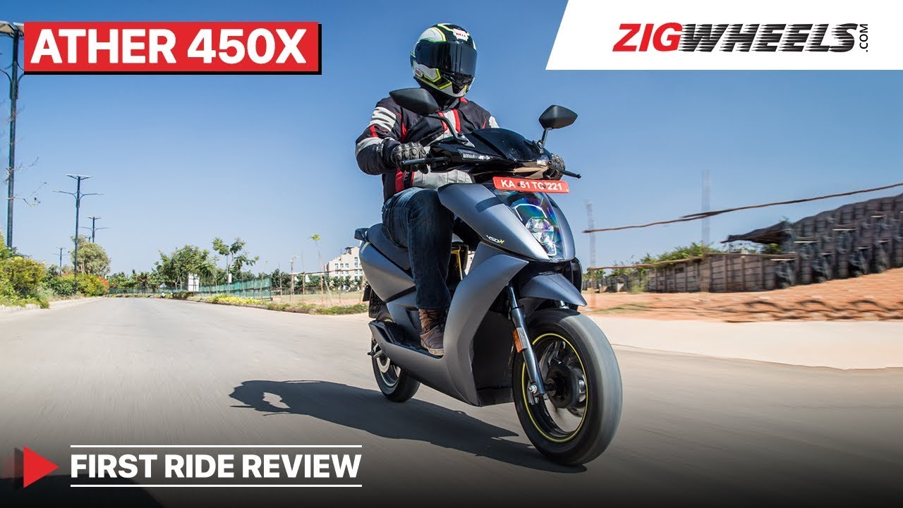 Ather 450X First Ride Review | Acceleration, Range, Top Speed & Price | ZigWheels