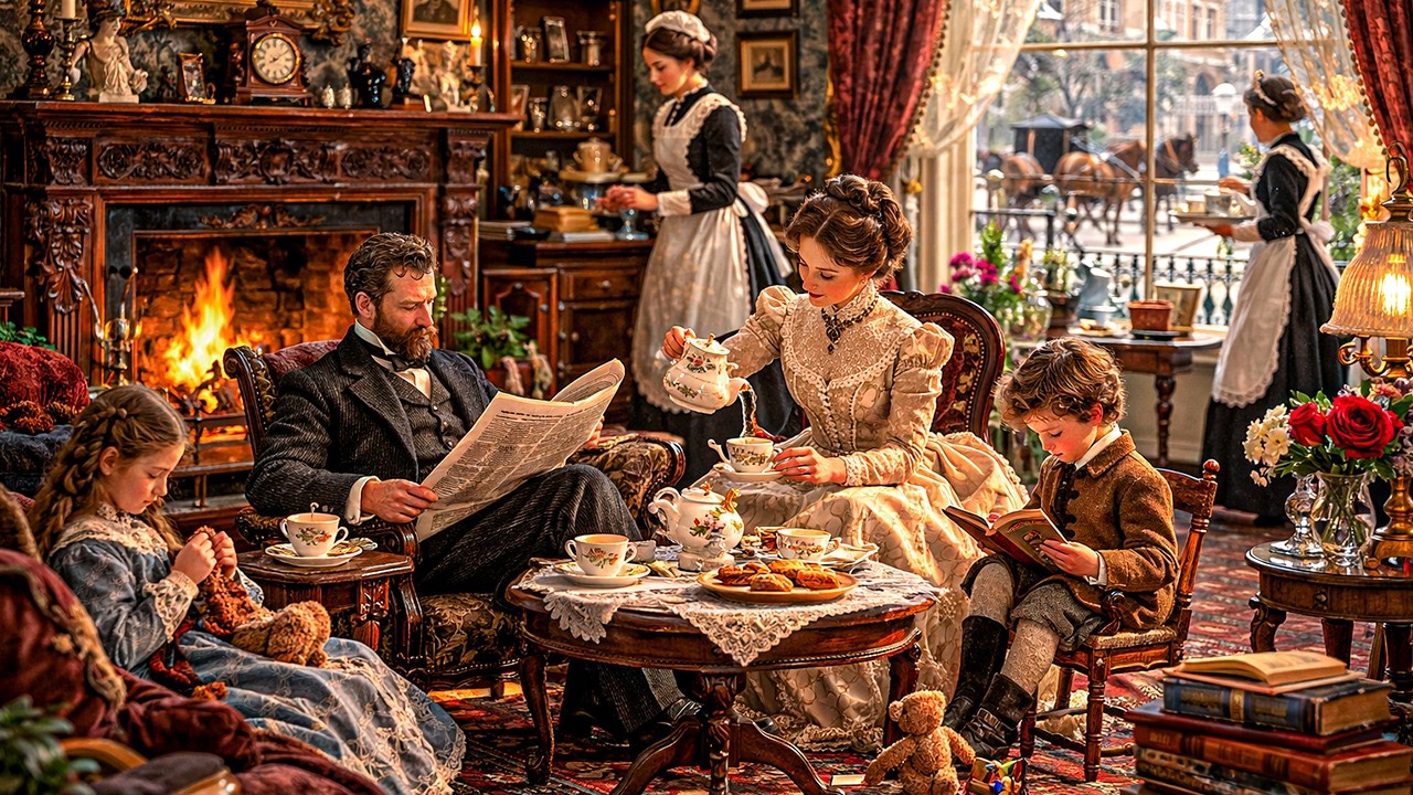 Com’era la vita in una casa vittoriana in Inghilterra (1880)