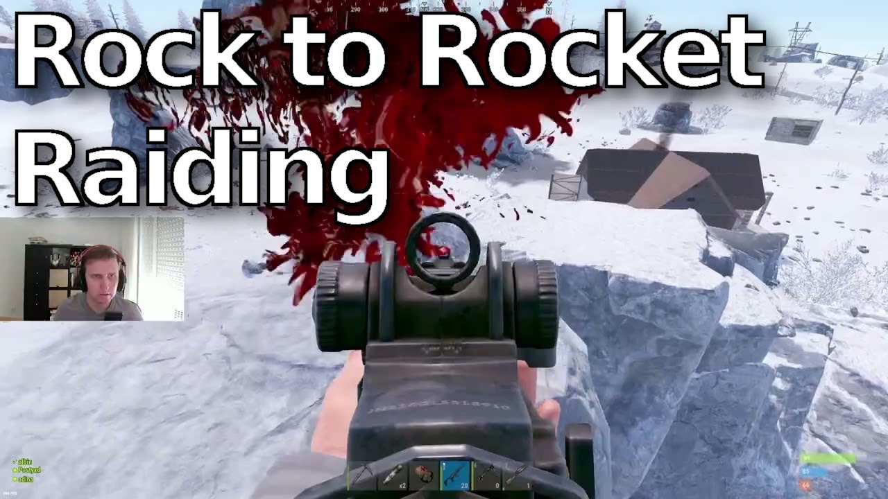 From Rock to Rocket Raiding in Rust with Trausi, Posty and Albin Part 1
