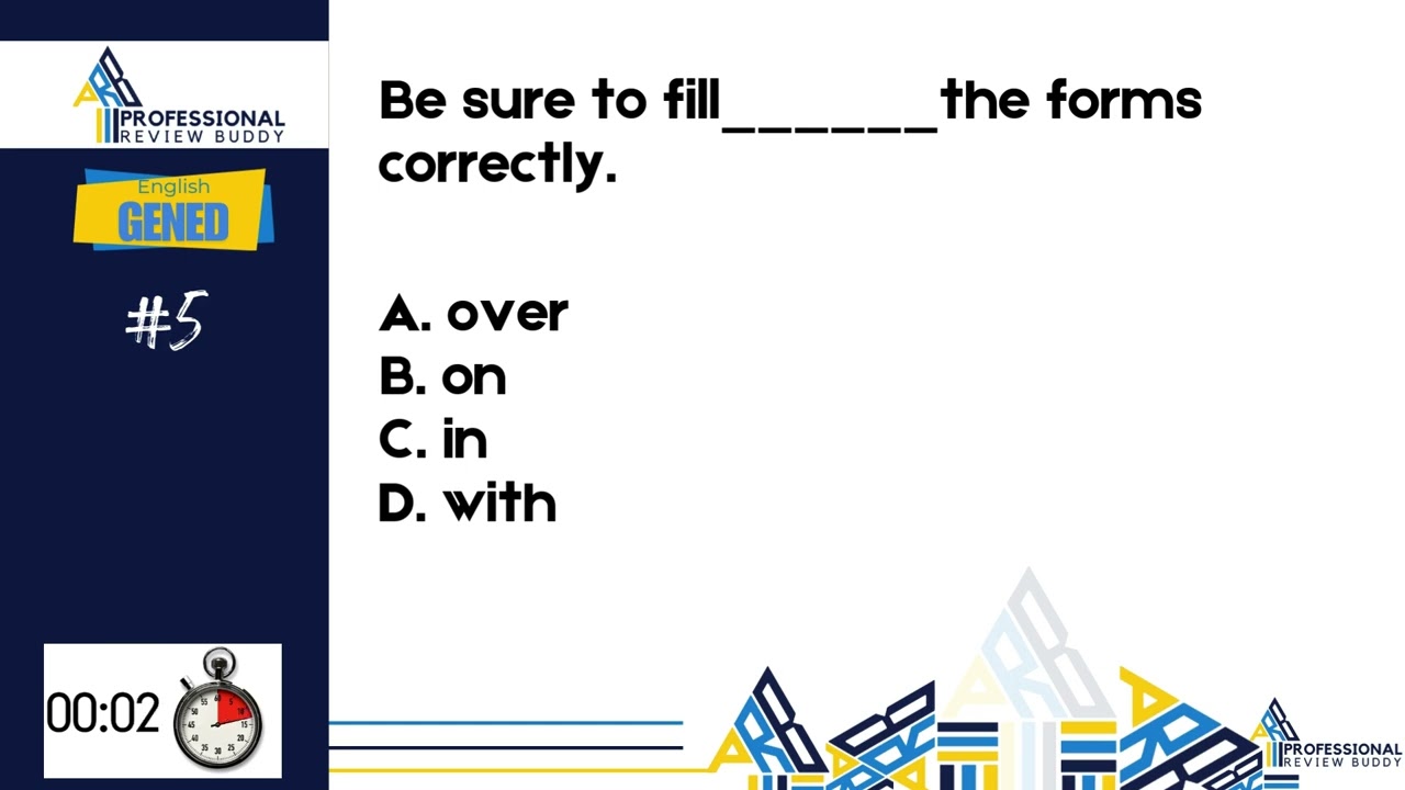 LET English Review: Quick Drill with Rationale for GenEd Success part 6