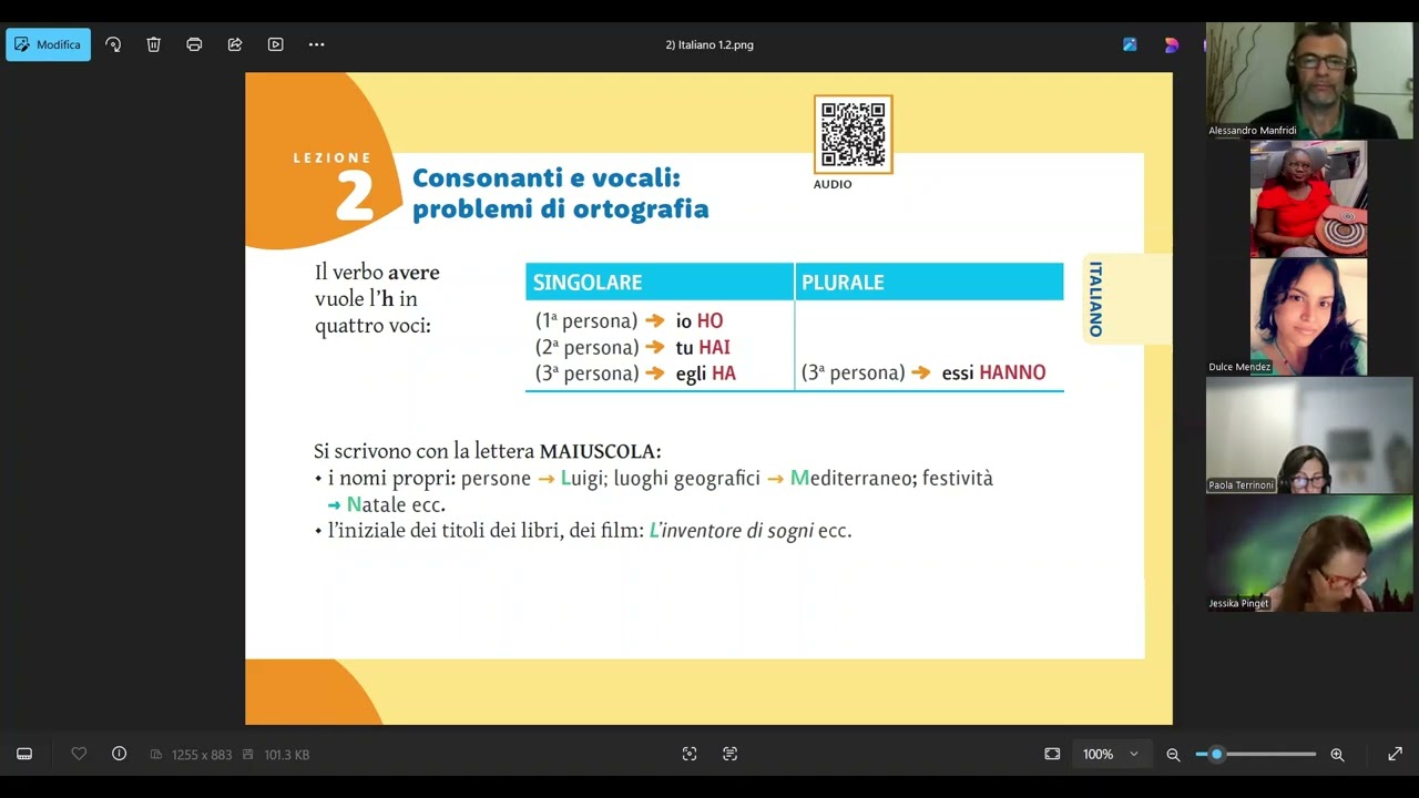 1) Corso italiano. Fonologia e ortografia