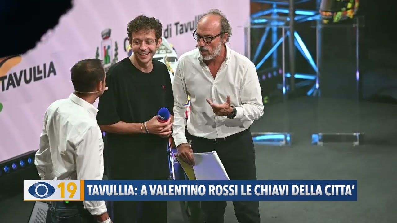 Tavullia: a Valentino Rossi le chiavi della città