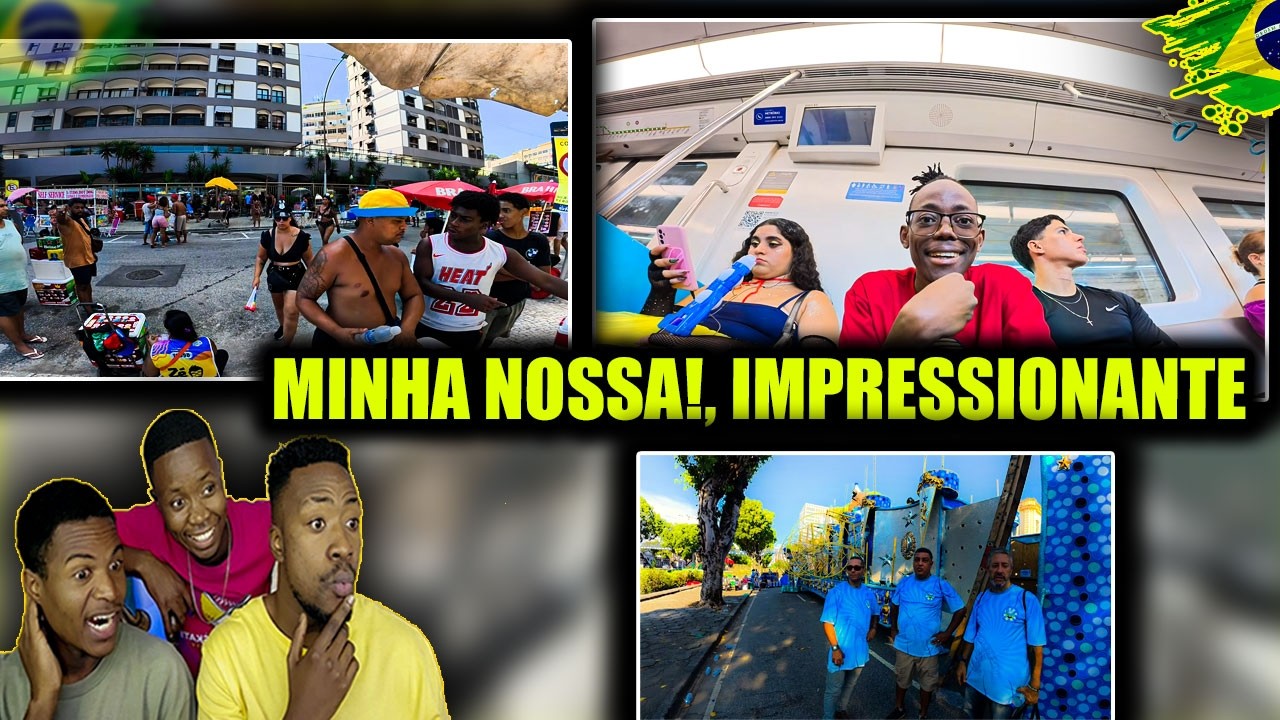 AFRICANO FICA EM CHOQUE COM  QUE VIU NO CARNAL DO BRASIL