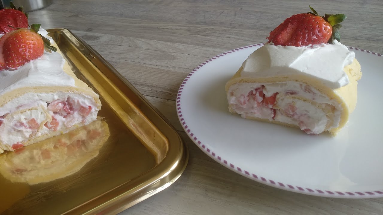 NO PODRÁS CREER QUE ES KETO!!! (BRAZO DE GITANO CON NATA Y FRESA)