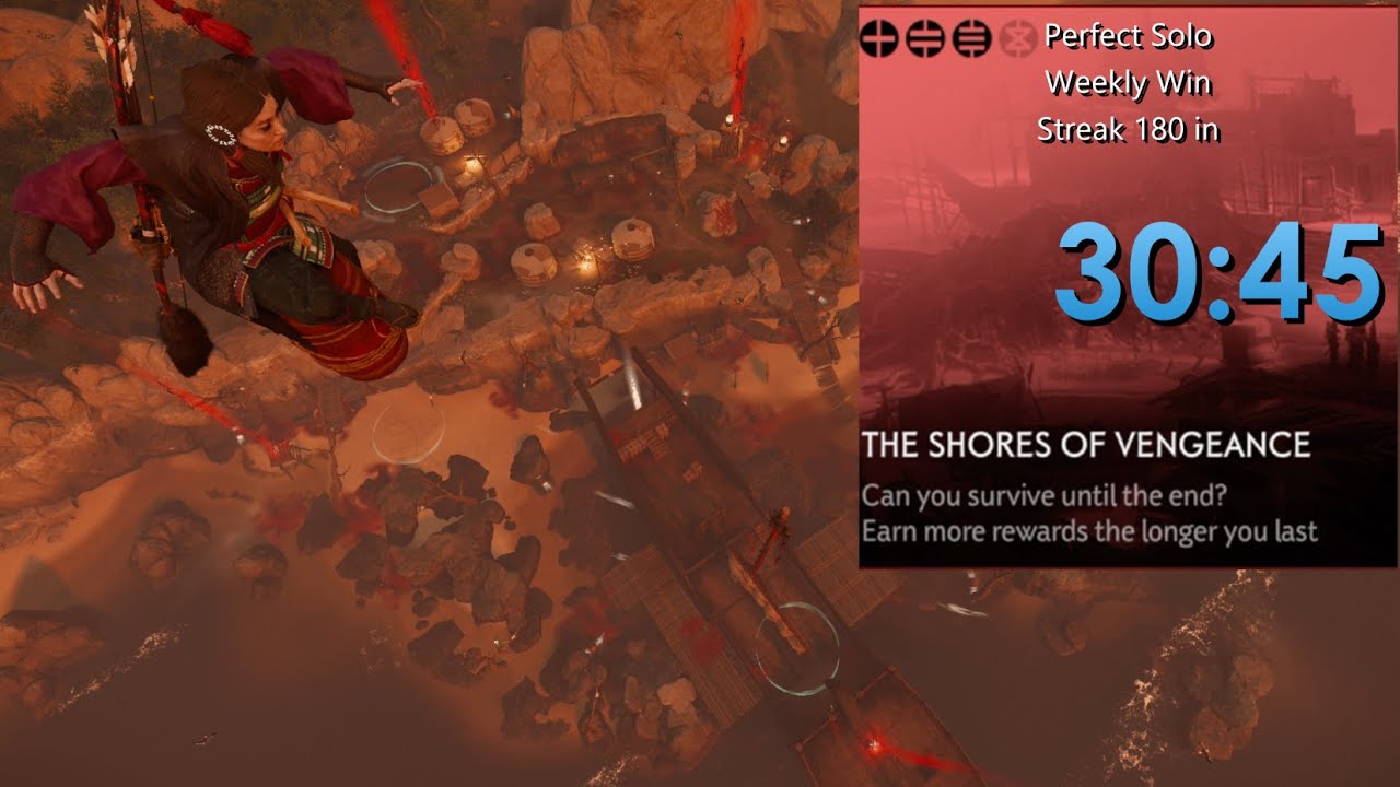 Shores of Vengeance (Week 8) Perfect Solo NMSV Weekly Win Streak #180 | Ghost of Tsushima: Legends