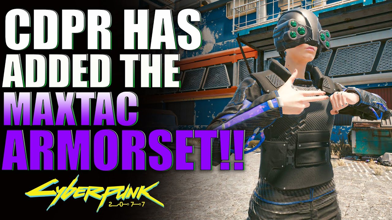 Cyberpunk 2077 CDPR Finally Added The MaxTac Armor Set To The Game!! (PS5 Gameplay)