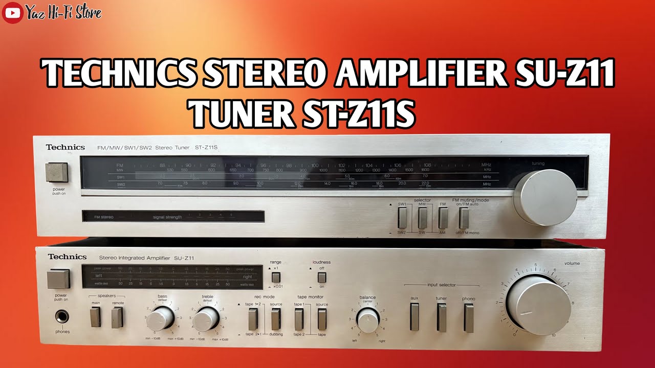 Technics SU Z11S Stereo Amplifier #vintageaudio #stereoamplifier #retro #highendaudio #viral 