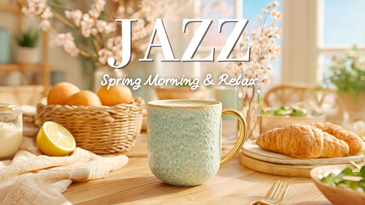 Spring Morning Jazz 🌸 | Cozy Sakura Jazz Music for Focus & Relax