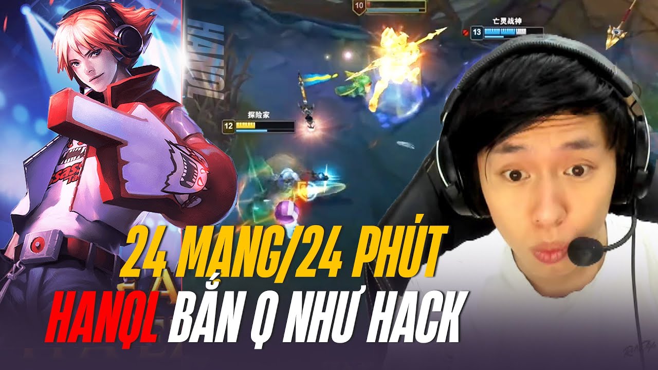 HANQL VÀ PROVIEW EZREAL Q NHƯ HACK FARM 24 MẠNG TẠI RANK CAO THỦ SERVER SIÊU CẤP