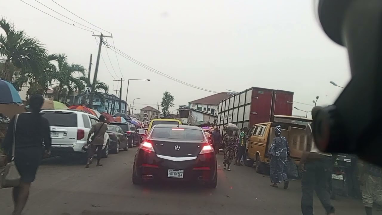 Lagos Nigeria) How Oyingbo bus stop Lagos look like 