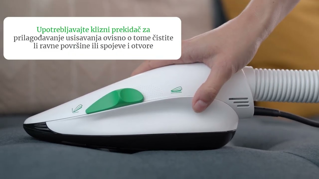 Kobold VK7: 8. - Čišćenje tapeciranih površina nastavkom PB7