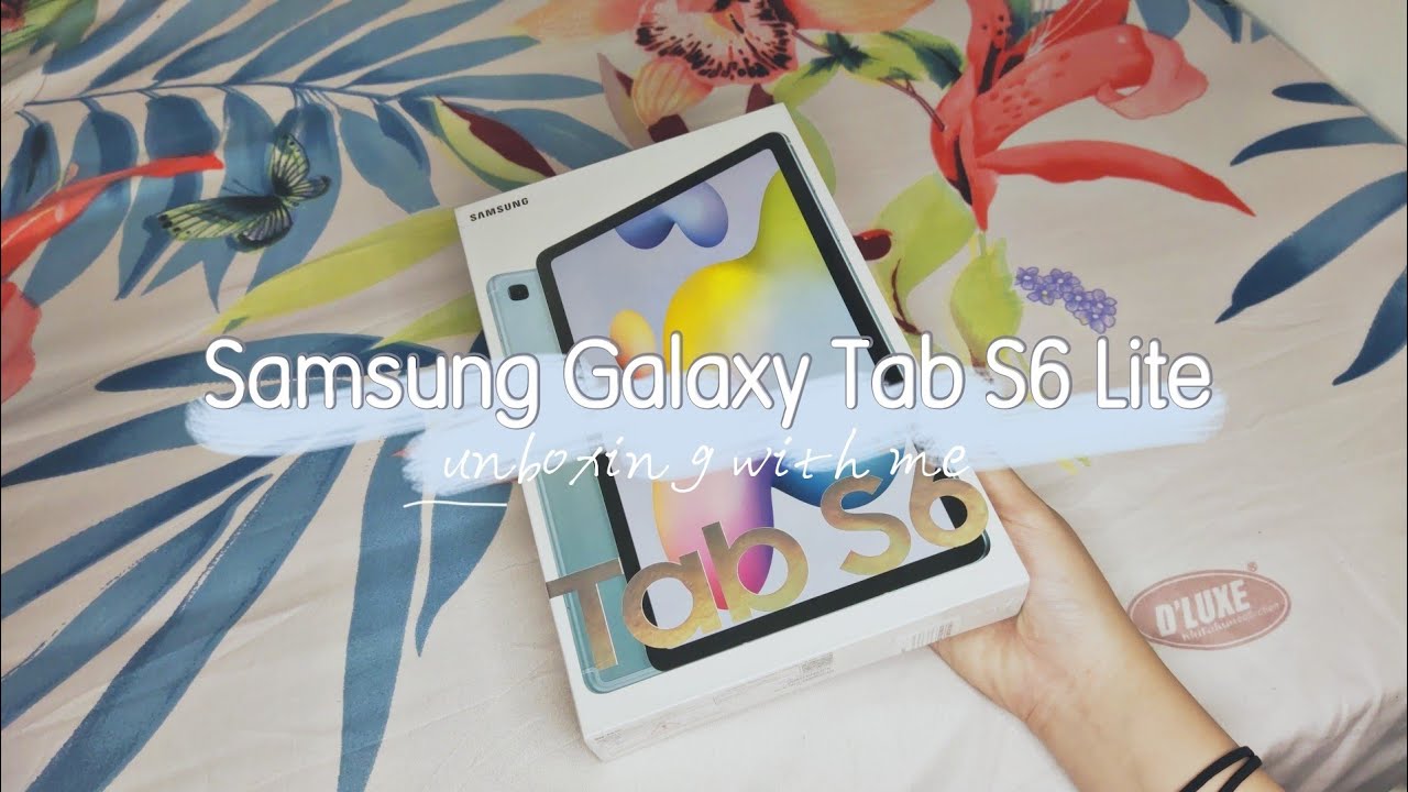 [eng] unboxing with me 📦 - Samsung Galaxy Tab S6 Lite 🦋 | Indonesia🇮🇩
