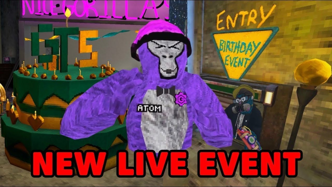 Gorilla Tag’s 5th Anniversary Live Event!🧁 (Free Cosmetics)