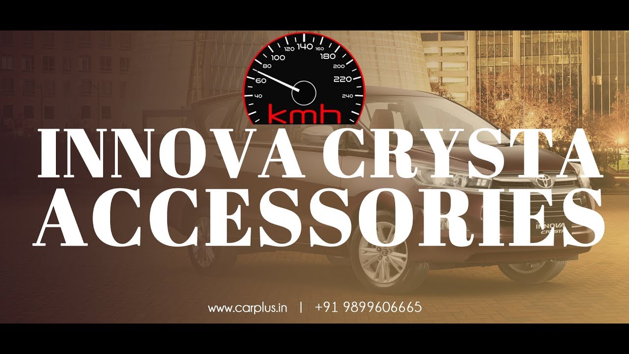 #Carplus #InnovaCrysta | Toyota Innova Crysta Accessories | Best Quality Only at carplus.in