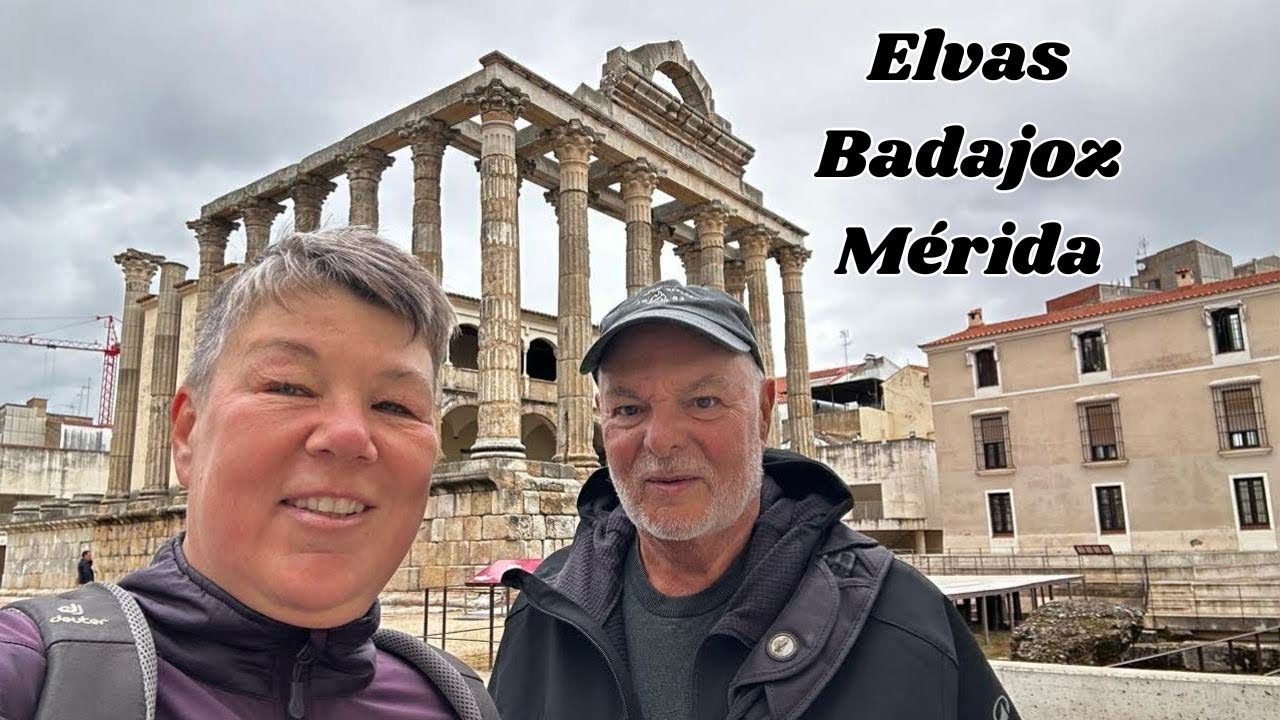 Vi besöker Elvas, Badajoz och Mérida.