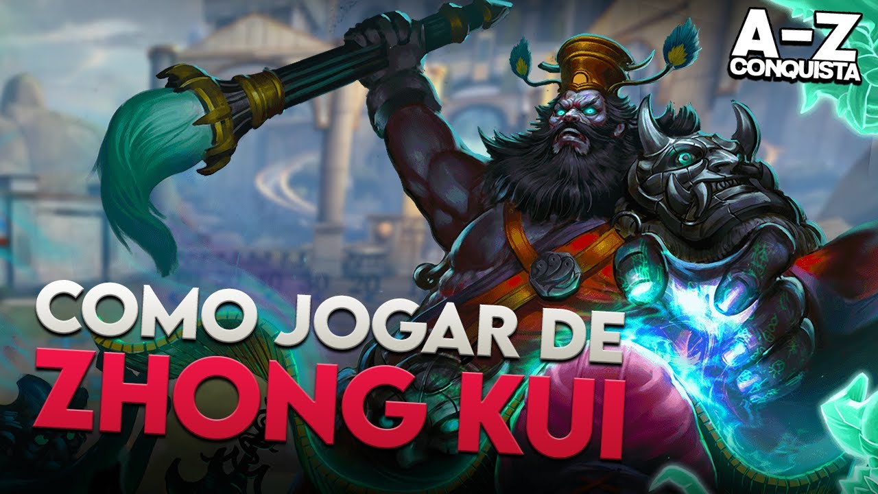 COMO JOGAR ZHONG KUI, A-Z Conquista + Guia - ⚡ Smite BR