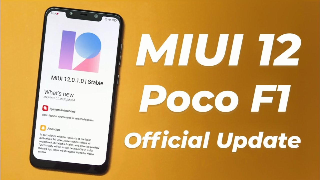 Poco F1 MIUI 12 Official Update Review | Features & Download