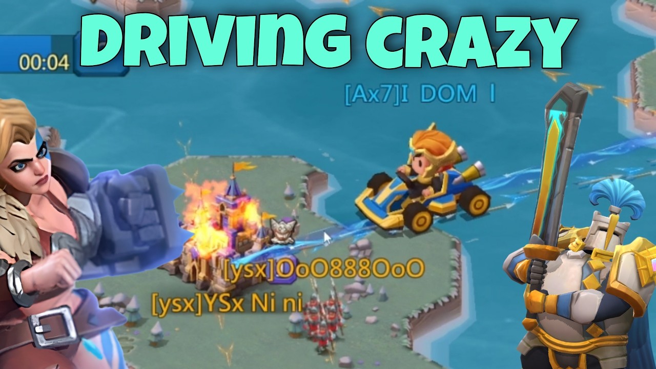 Lords Mobile - Tons of damage. These rallies are deadly. +some KVK moments